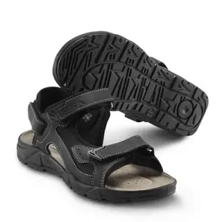 Sika Fritidssandal Motion Ob Unisex, Str. 37, Sort, Par