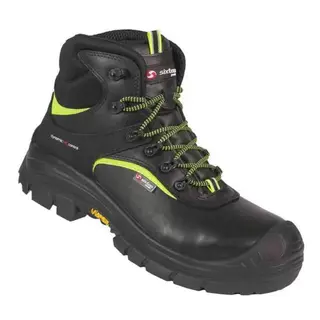 Sixton Verneskolett Eldorado Arctic S3 Mann, Str. 45, Sort/Gul, Par