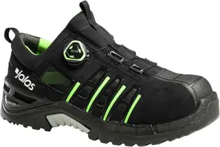 Jalas Vernesandal Exalter Easyroll S1P Unisex, Str. 34, Sort/Lime, Par