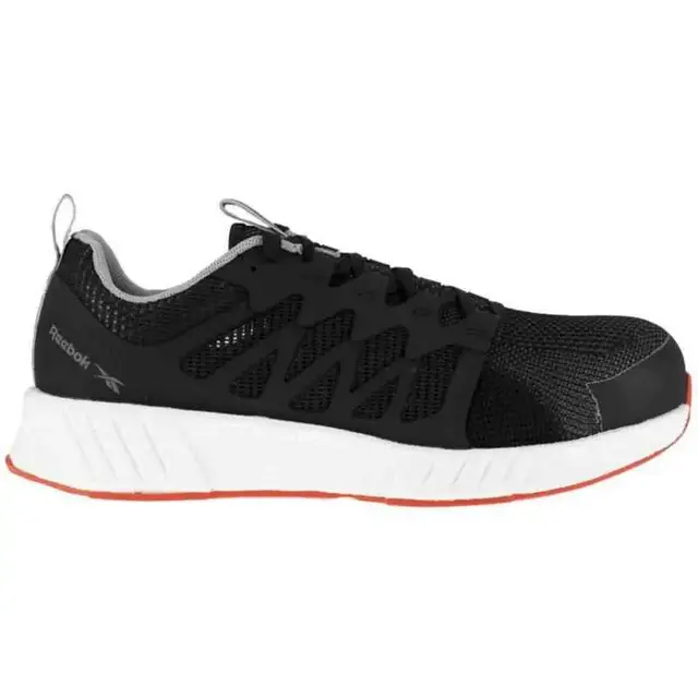 Reebok Vernesko Fusion Flexweave S1P Mann, Str. 38, Sort, Par 