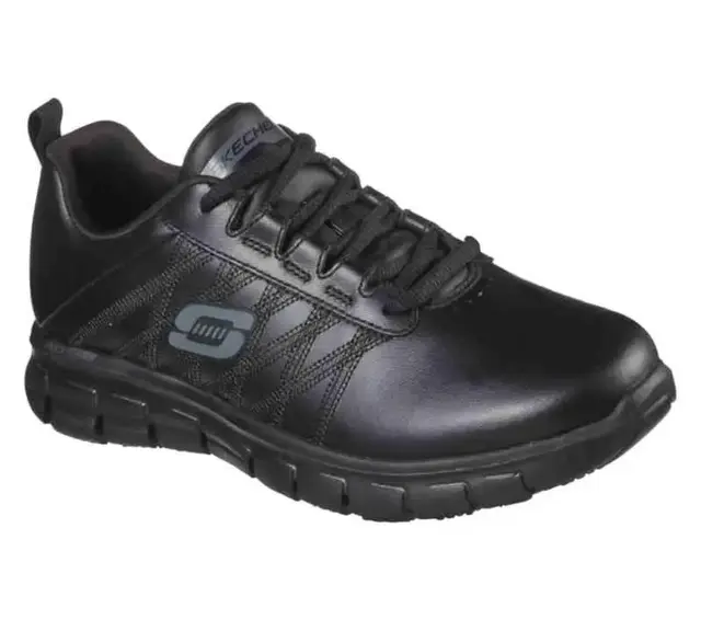 Skechers Arbeidssko Work Dame, Str. 36, Sort, Par 