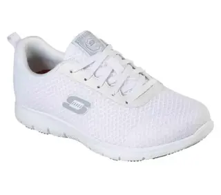 Skechers Arbeidssko Ghenter Bronaugh Dame, Str. 35, Hvit, Par