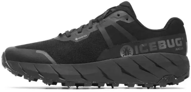 Icebug Løpesko Arcus Rb9X® Gtx Pigg Mann, Str. 45, Sort, Par 