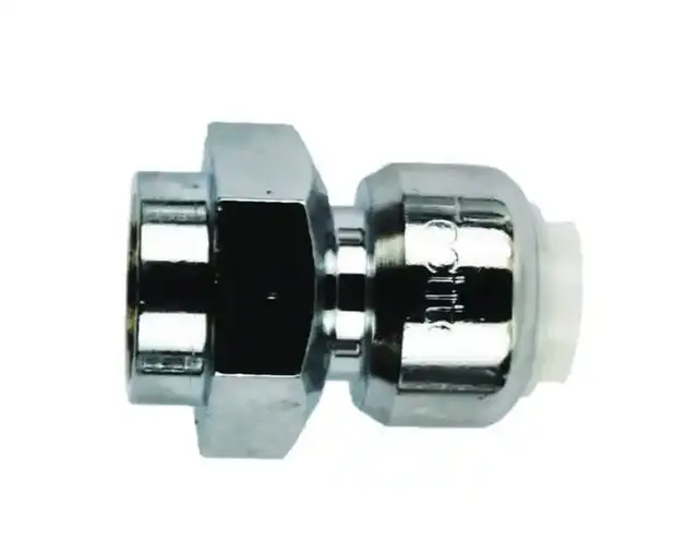 Tectite Classic Union m/innv. gjenger 15 mm x 1/2", Krom 