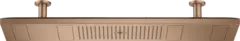 Axor ShowerHeaven Takdusj, med lys 1200x300 mm, 4.str&#229;l. B&#248;rstet r&#248;dt Gull
