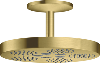Axor One 1jet Takdusj, Ø280 mm Med 1 stråletype, Børstet Messing