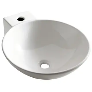 Bathco Bayona Toppmontert Servant 42x50,5x15 cm, uten overløp, Hvit