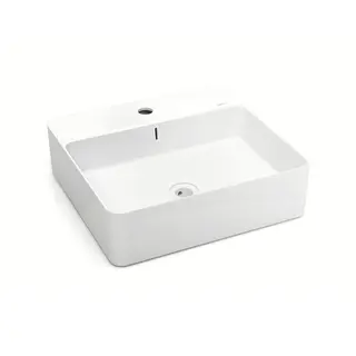 Bathco Santona 45 Vegghengt Servant 45x42x13 cm, med overl&#248;p, Hvit