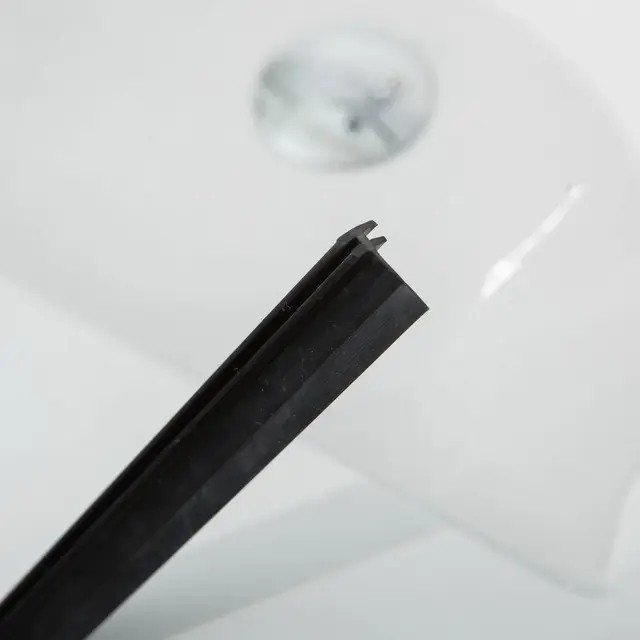 Bathlife Profil Dusjdør 80 cm, Sort Matt/Klart Glass 
