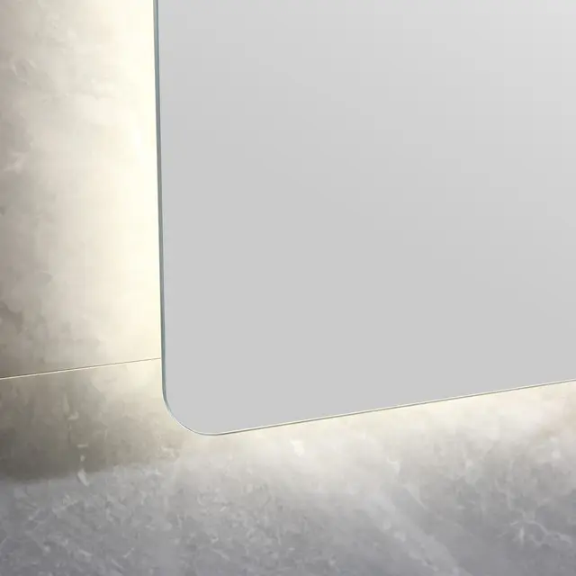 Bathlife Tindra Speil 120x70 cm, Hvit 