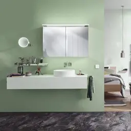 Bathlife Glänsa Speilskap 100x70x23 cm, Hvit