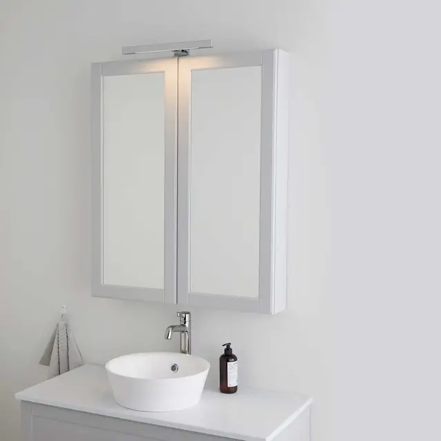 Bathlife Ljus Skapbelysning 38x5 cm, Krom 