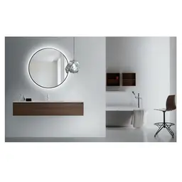 Bathlife Spira Speil 1200x1200 mm, Med LED Belysning
