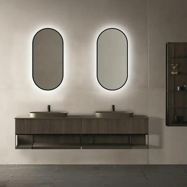 Bathlife Nöja Speil 400x800 mm, Med LED Belysning 