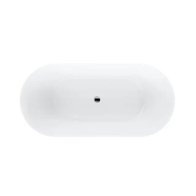 Bathlife Soft Frittstående badekar 1700x800 mm, Akryl, Hvit 