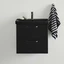 Bathlife Yster Servantskap 56x32 cm, Sort servant, Sort