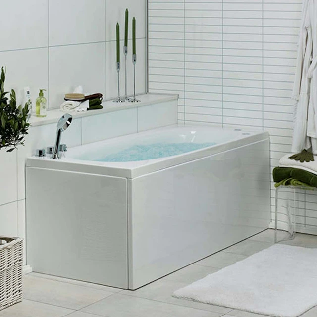 Bathlife Fridfull Boblebad Intro 160 cm, Venstre, Hvit 