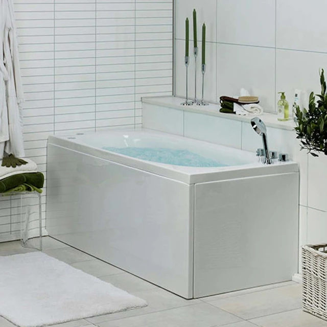 Bathlife Fridfull Boblebad Plus 160 cm, Høyre, Hvit 