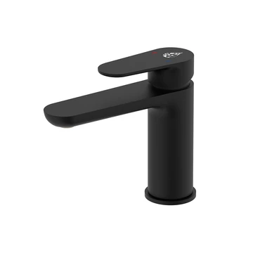 Bathlife Servantbatteri Lyster Uten bunnventil, Sort Matt