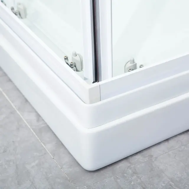Bathlife Ideal Dusjkabinett 90x90 cm, Aluminium profil/Klarglass 