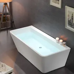 Bathlife Andrum Badekar 1500x750 mm, Akryl, Hvit