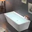 Bathlife Andrum Badekar 1700x750 mm, Akryl, Hvit