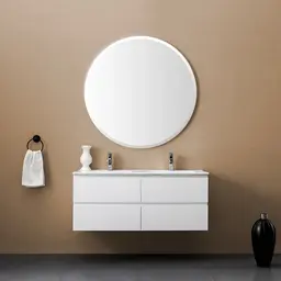 Bathlife Eufori Møbelpakke 120 cm, med speil, Hvit
