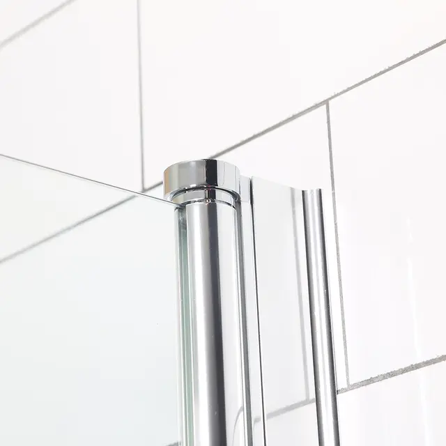 Bathlife Allsidig Dusjdør 70 cm, Sølv/Klart Glass 
