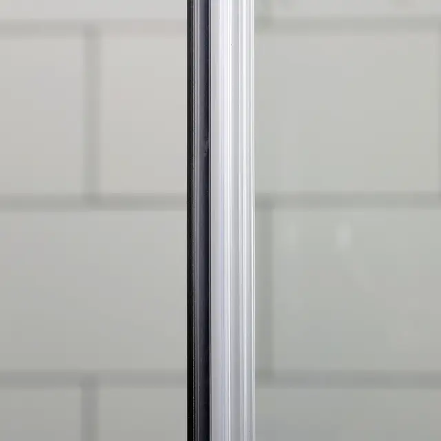 Bathlife Allsidig Dusjdør 90 cm, Sølv/Klart Glass 