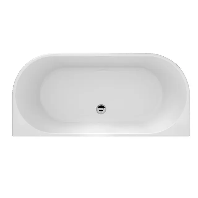 Bathlife Frisk Badekar 1600x750 mm, Akryl, Hvit 
