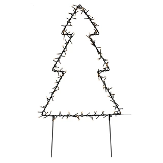 Nordic Winter metal juletre 75 cm, med lys