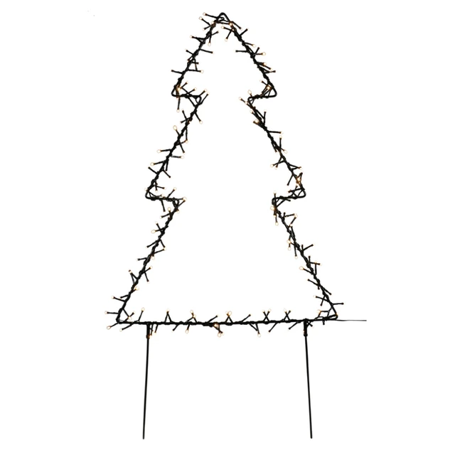 Nordic Winter metal juletre 75 cm, med lys 