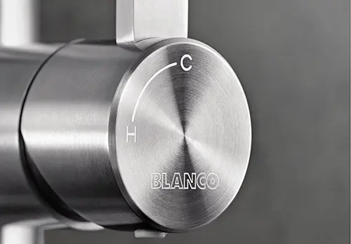 Blanco Candor-S Kjøkkenbatteri Med uttrekkbar tut, Rustfritt stål 