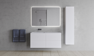 Copenhagen Bath SQ2 Servantskap 120 120x45x60 cm, med servant, Hvit Matt