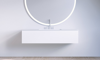 Copenhagen Bath SQ2 Servantskap 120 120x45x28.8 cm, med servant, Hvit Matt