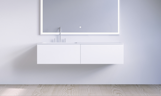 Copenhagen Bath SQ2 Servantskap 120 120x45x28.8 cm, med servant, Hvit Matt