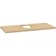 Dansani Inzo Benkeplate, senter 101x46x2,5 cm, u/bl.hull, Nordisk Eik