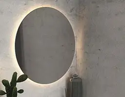Dansani Corona Speil med LED-lys Ø 60-90 cm