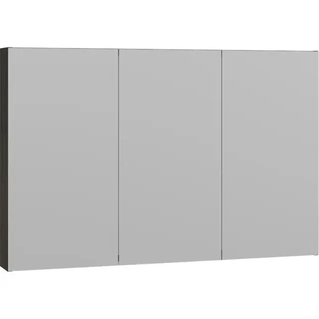 Dansani Style Speilskap uten lys 120x14,5x80 cm, Ash grey 