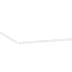 Dansani Topplate til underskap 35x1,8x36 cm, Hvit matt lakk