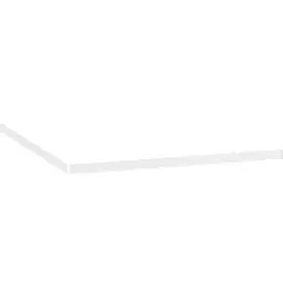 Dansani Topplate til underskap 35x1,8x36 cm, Hvit matt lakk