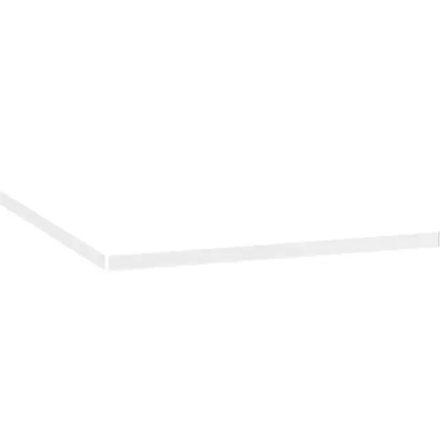 Dansani Topplate til underskap 35x1,8x36 cm, Hvit matt lakk 