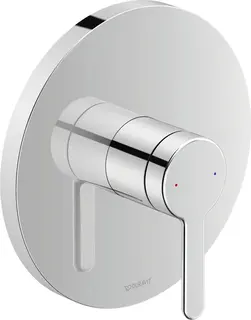 Duravit C.1 1-greps Dusjbatteri Til innbygging, 1 uttak, Krom