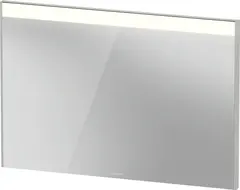 Brioso Speil med LED-lys 102x70 cm, Dimbar, Terra Eik