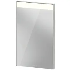 Brioso Speil med LED-lys 42x70 cm, Betonggrå Matt Dekor