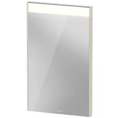 Brioso Speil med LED-lys 42x70 cm, Taupe Dekor