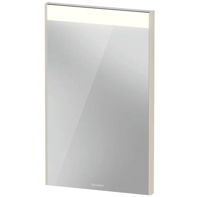 Brioso Speil med LED-lys 42x70 cm, Taupe Dekor 