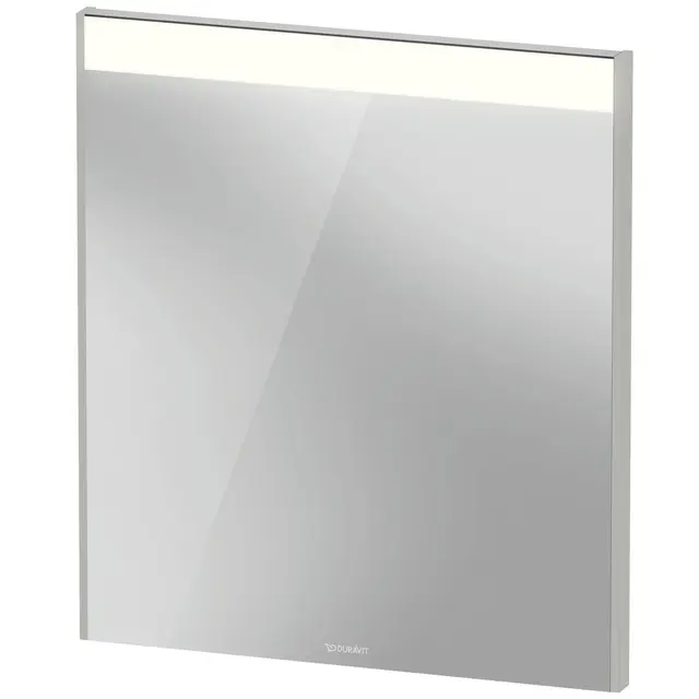 Brioso Speil med LED-lys 62x70 cm, Betonggrå Matt Dekor 