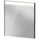 Brioso Speil med LED-lys 62x70 cm, Sort Eik