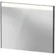 Brioso Speil med LED-lys 82x70 cm, Sort Eik